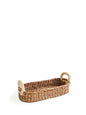 Savar Bread Basket with White Handle | Kitchen + Metal