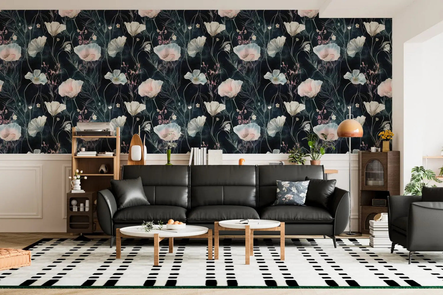 Luminous Floral Nocturne