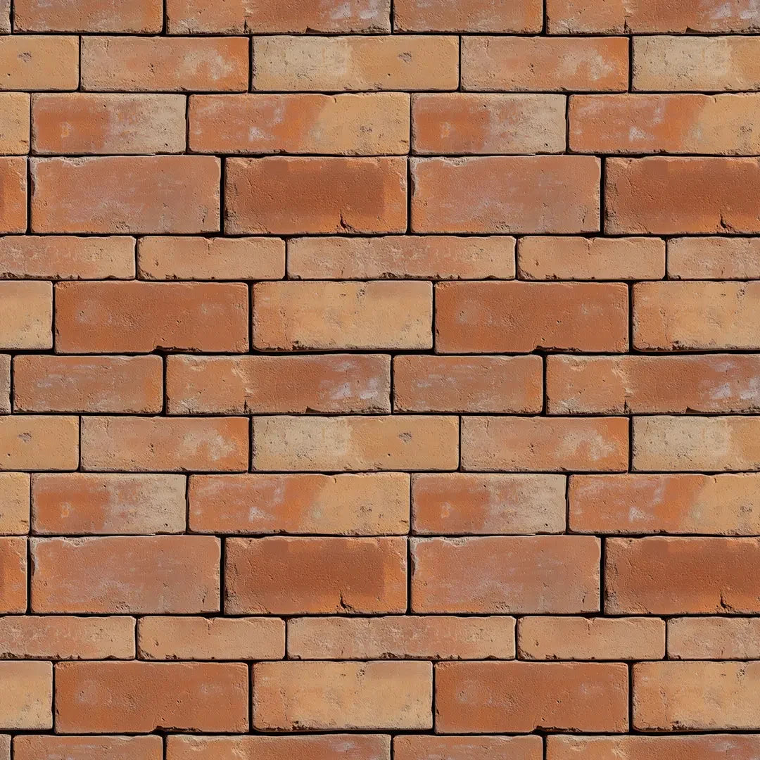 Sun-Kissed Terracotta Brick Wall
