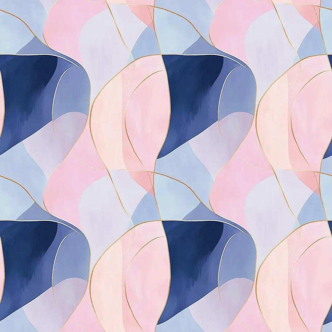 Gilded Pastel Serenity