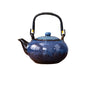 1pc Unique Kiln-Changed Ceramic Teapot, 25.36 oz, Assorted Novelty