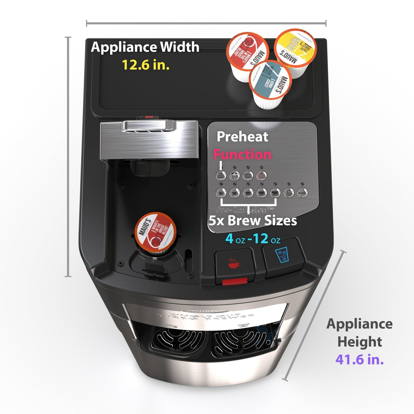 Drinkpod 3000 Elite Series - Coffee Plus Water Purification Cooler