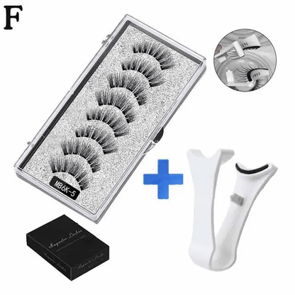 Reusable 3D Magnetic Eyelashes