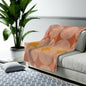 Abstract Circles Plush Blanket Throw | Kitchen + Metal