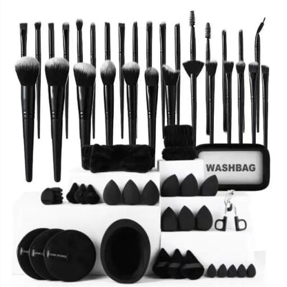 40pcs  Beauty Tools Major Combination Suit Face Wash Makeup Full Set