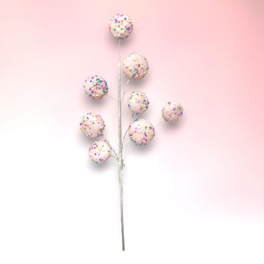 19.5in Pink Macaron Pick,