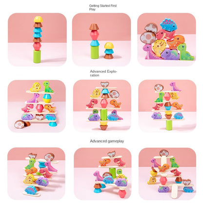 Wooden Stacking Balance Building Blocks