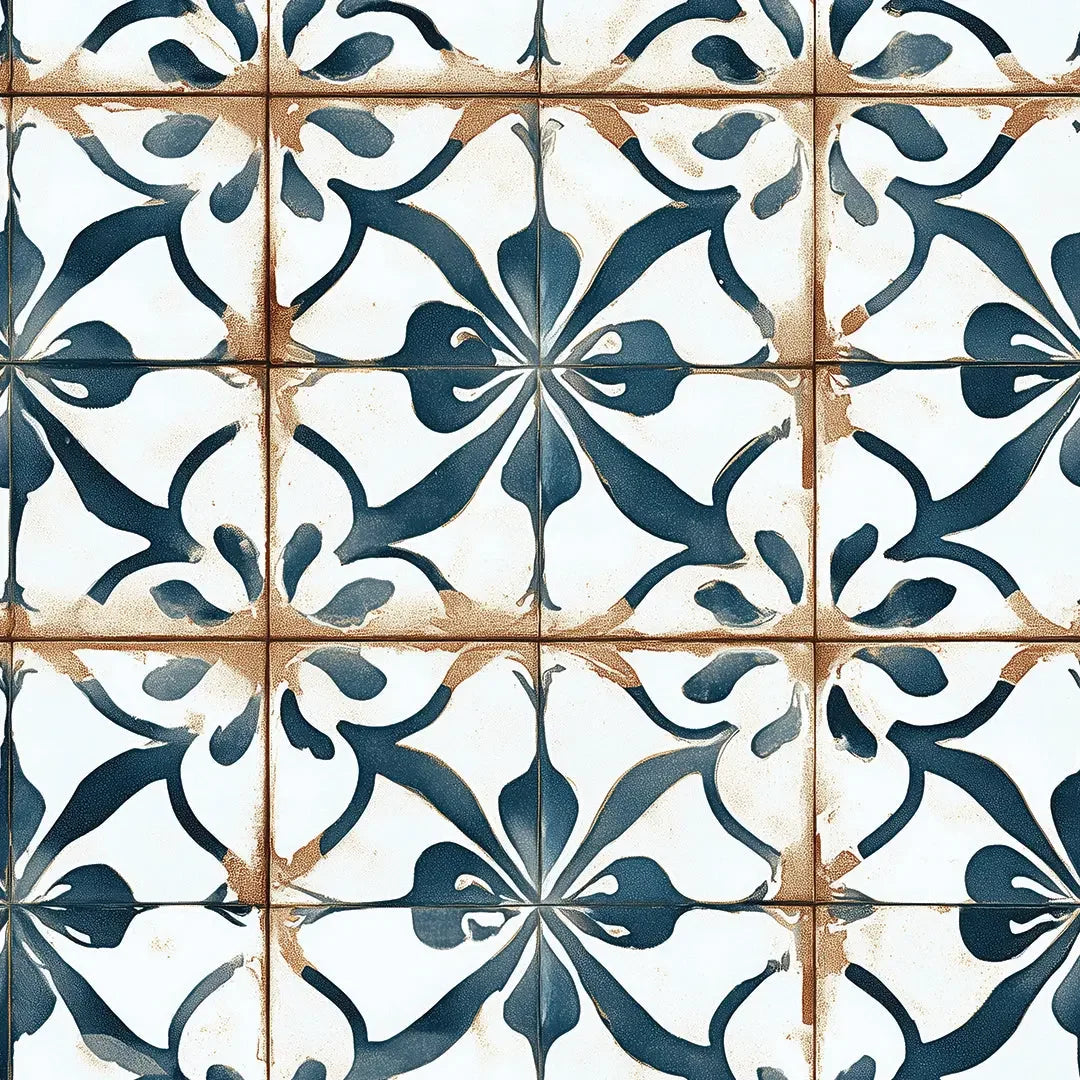 Aegean Starburst Tile Wallpaper