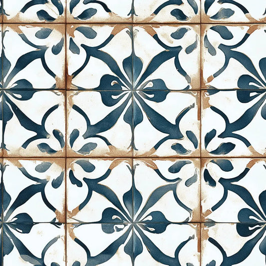 Aegean Starburst Tile Wallpaper
