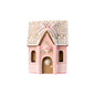 14" Pink Gingerbread House