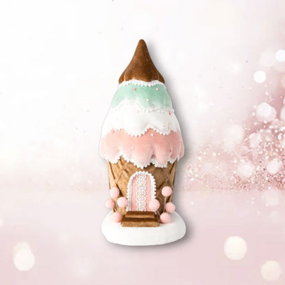 18 Ice Cream Gingerbread House