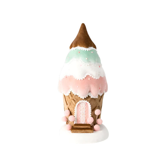 18 Ice Cream Gingerbread House