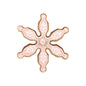 20" Hanging Pink Snowflake Ornament