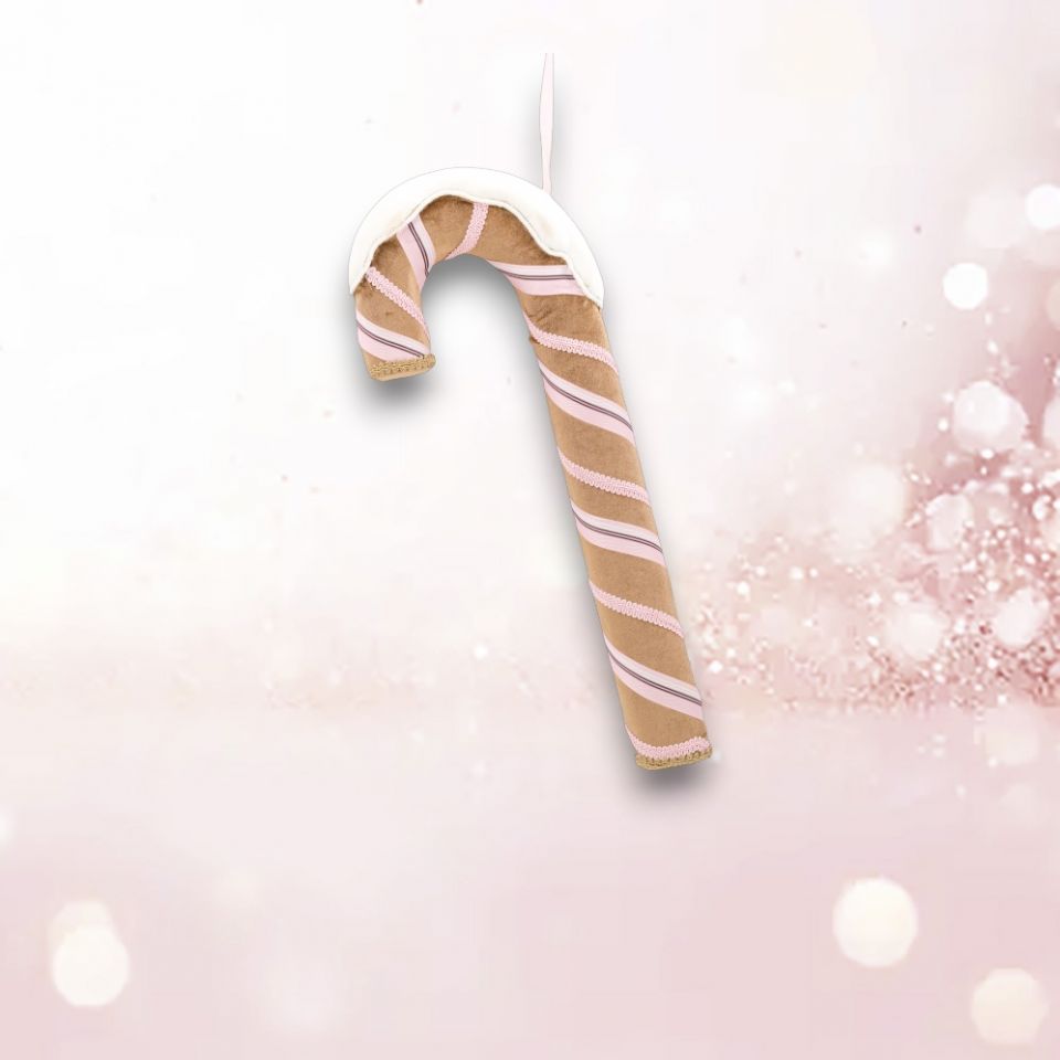 22" Brown Gingerbread Candy Cane