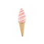 9" Pink Ice Cream Cone Ornament
