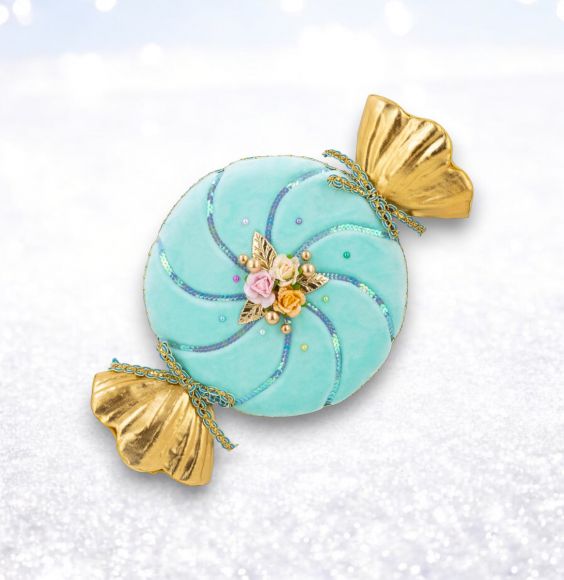 Santa's Sweet Shoppe Collection - 17" Blue Candy Wrapper