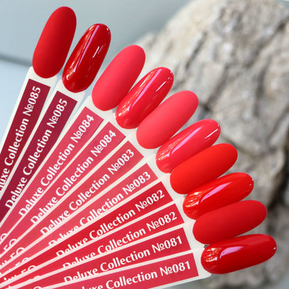 Gel Polish Komilfo Deluxe Series D080 (red, enamel), 8 ml