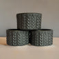 Onyx Shimmer Metallic Macrame Tumbler Boot -Fall fits 20-40oz