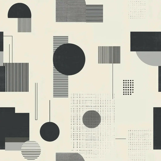 Urban Cadence Geometric Wallpaper
