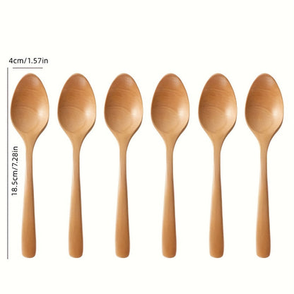 Set of 36 NonStick Wooden Spoons for Cooking