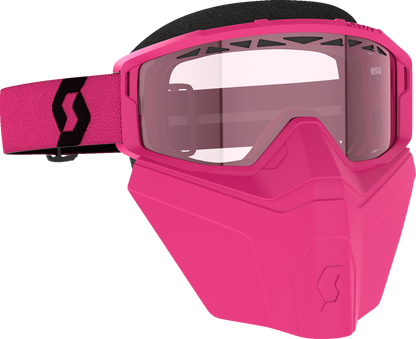SCOTT Primal Safari Facemask Snow Goggle - Yellow/Black - Rose 278608-1665134