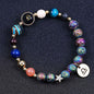 Blue San Volcanic Rock Constellation Bracelets – Colorful Twelve Constellations