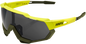 100% Speedtrap Sunglasses - Yellow - Black Mirror Lens 61023-004-61