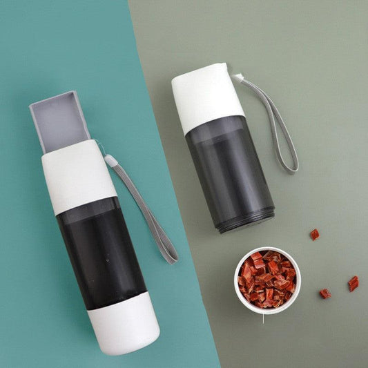 Portable Dog Water Bottle 350Ml Water Food Container For Dog Pets