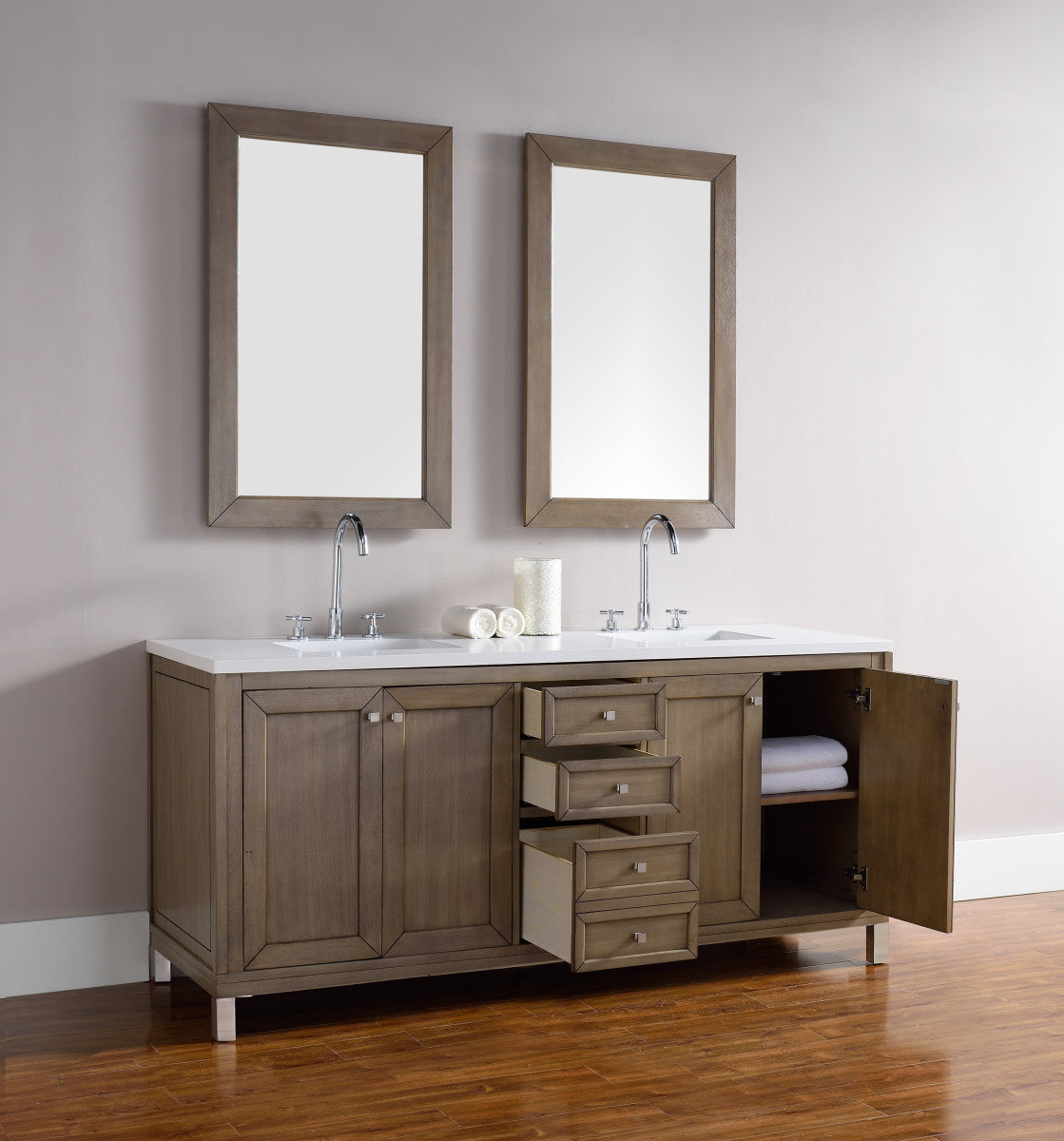 Chicago 72" Double Vanity Cabinet