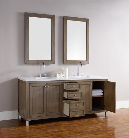 Chicago 72" Double Vanity Cabinet