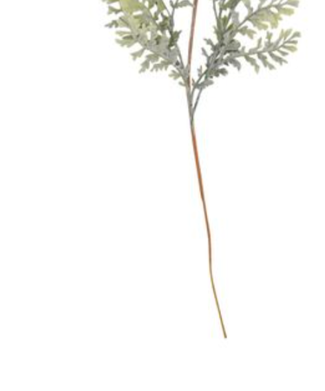 SNOW FERN SPRAY H24 GRN TT