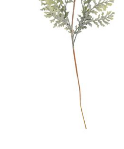 SNOW FERN SPRAY H24 GRN TT