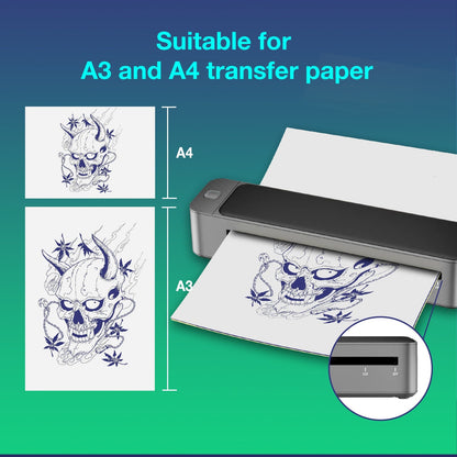 MAST® Upgraded A3 Bluetooth Tattoo Stencil Printer Portable Tattoo Transfer Machine for Large-Scale Tattoo Stencil