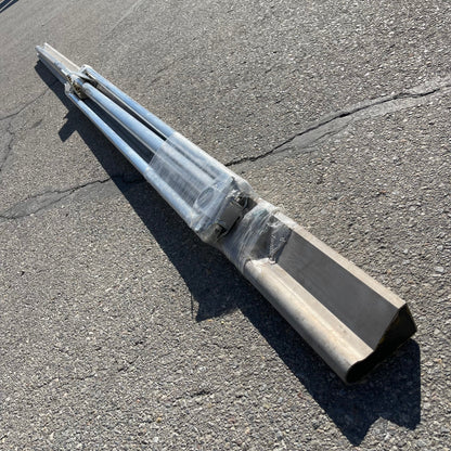 KRAFT TOOL CO. Extru-Lite Magnesium Paver 123.5” handle 144” x 4.5” screed CC291