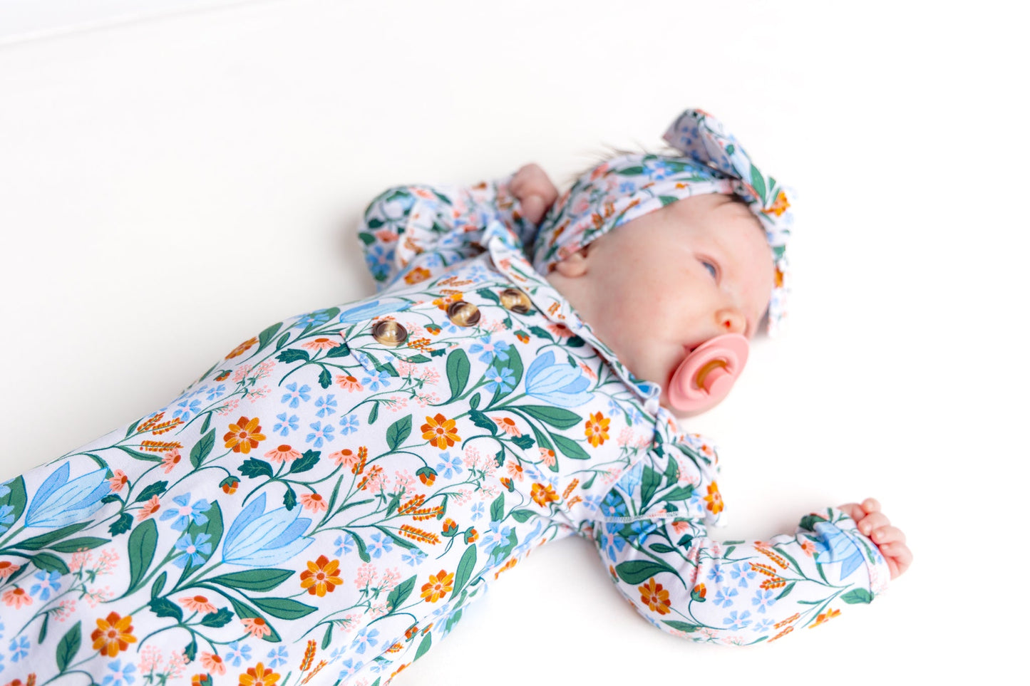 Eleanor Bamboo Knotted Gown and Bow