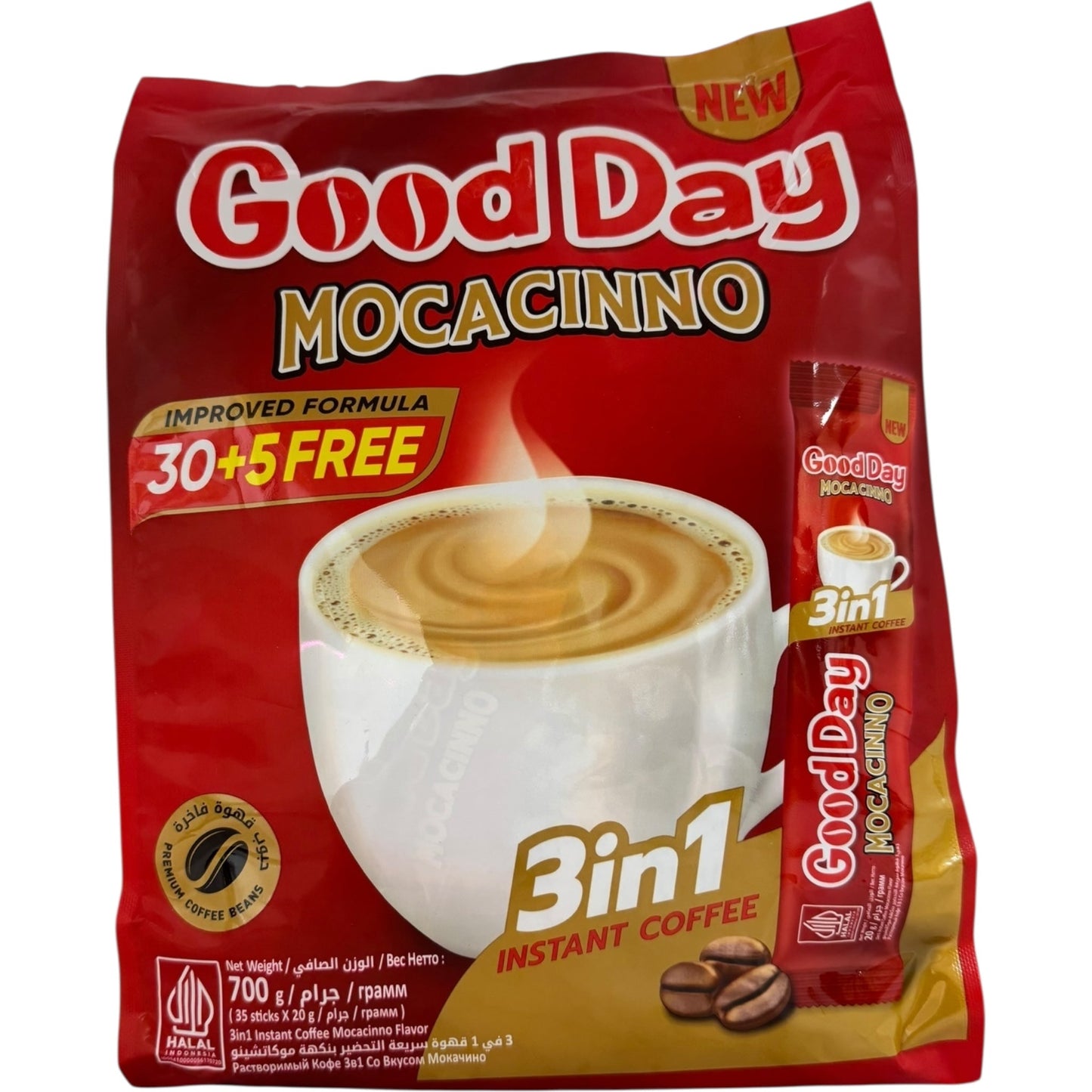 Good Day Mochaccino - Rich Coffee Blend with Creamy Chocolate Flavor, 12 Oz Pack