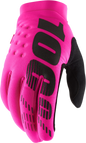 100% Brisker Gloves - Neon Pink - XL 10003-00028