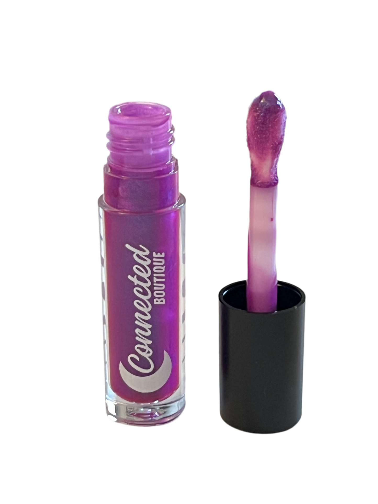 Stargazer -Duochrome Purple‑Pink Shift Hydrating Lip Gloss with Vanilla Scent