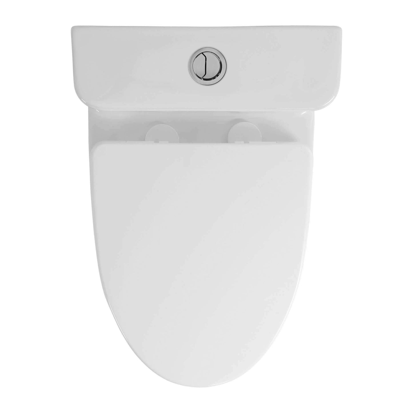 Fine Fixtures MOTB13W-O One-Piece Toilet – 1.28 GPF Round White