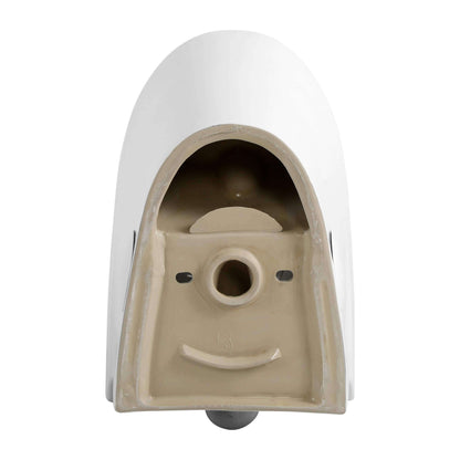 Fine Fixtures MOTB18W One-Piece Toilet – 1.28 GPF Round White Design