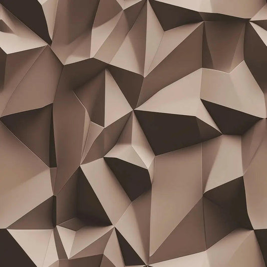 Sculptural Earth Folds Wallpaper