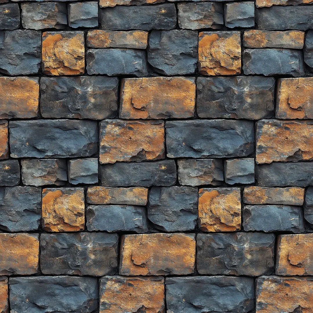 Cobalt & Clay Stacked Stone