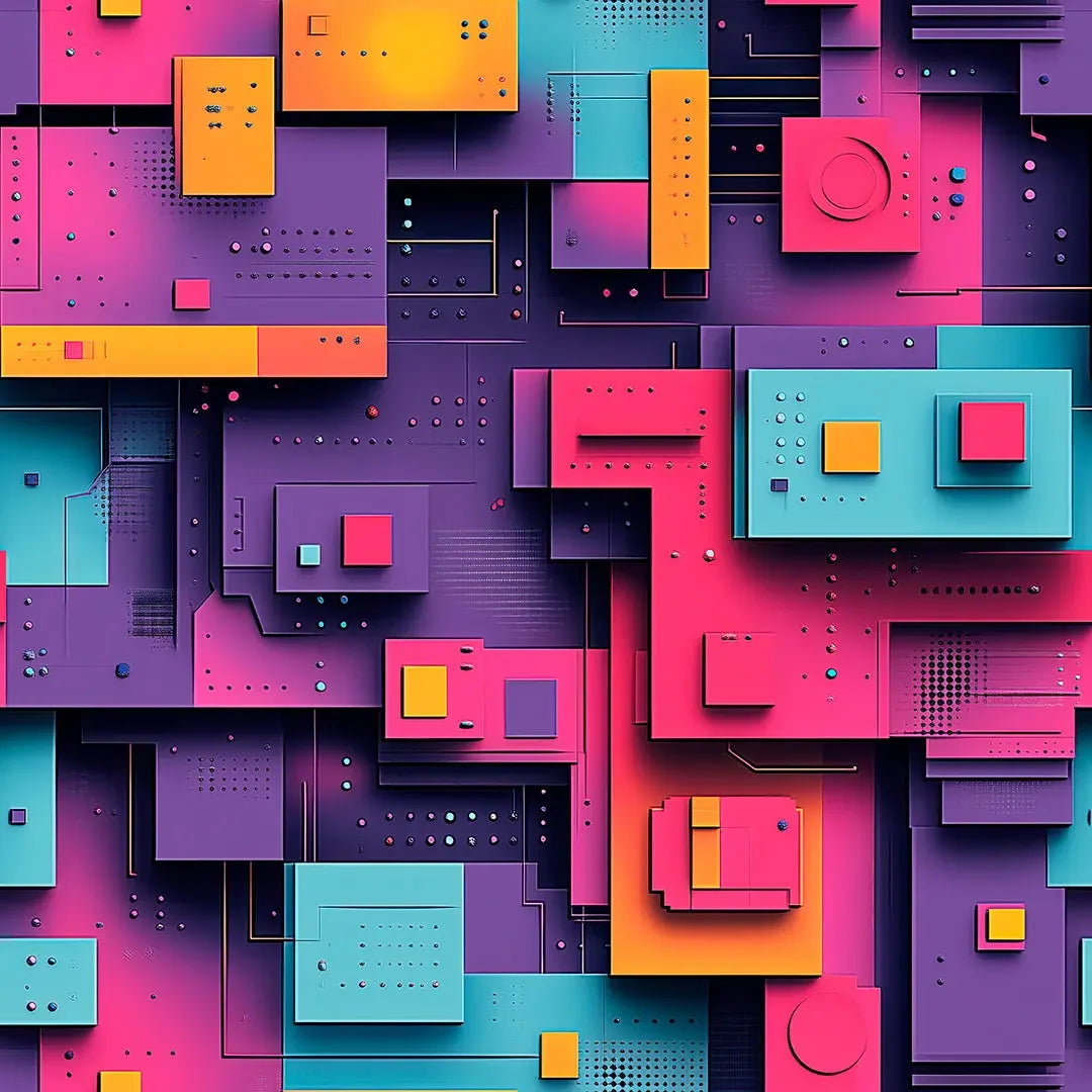 Cybernetic Cityscape Mural