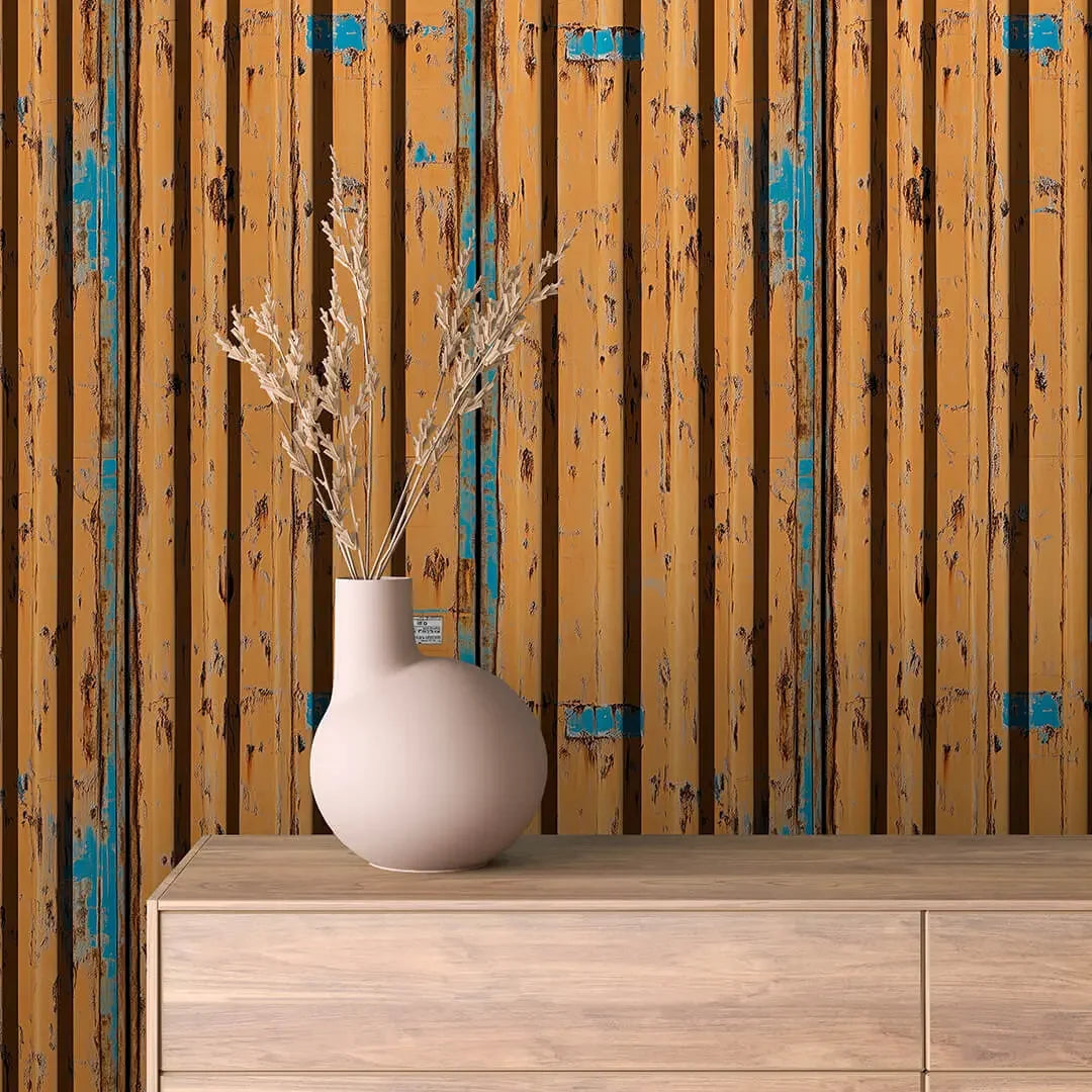 Industrial Harbor Gold Mural