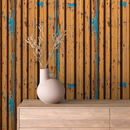 Industrial Harbor Gold Mural