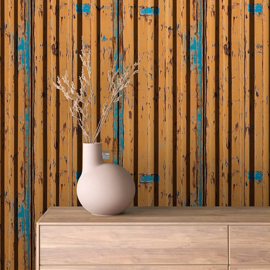 Industrial Harbor Gold Mural