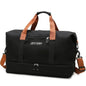 Nylon Duffel Bag for Travel – Large Capacity, Foldable, Shoe Compartment – Men & Women
