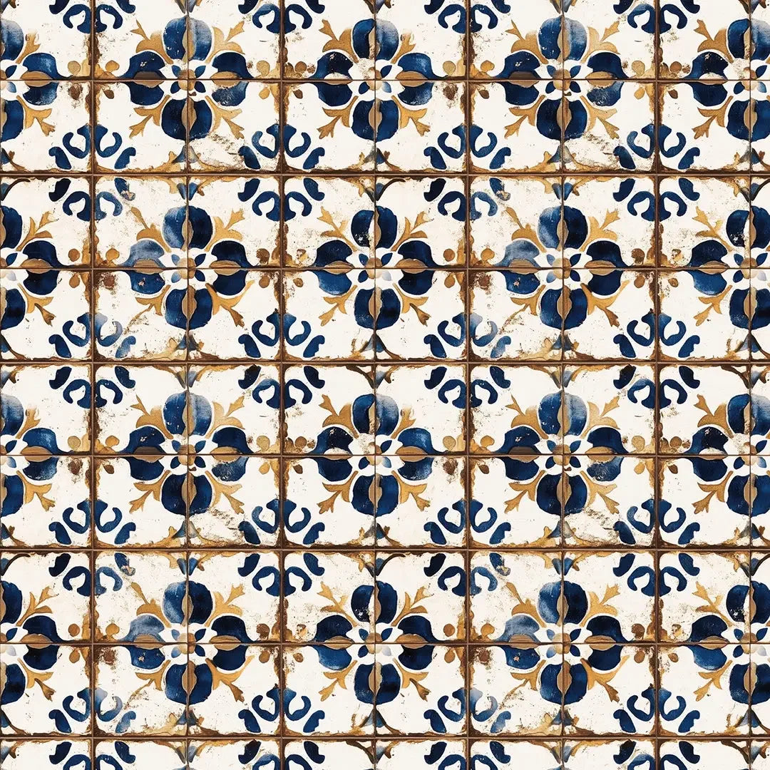 Sintra Blue and Gold Tile