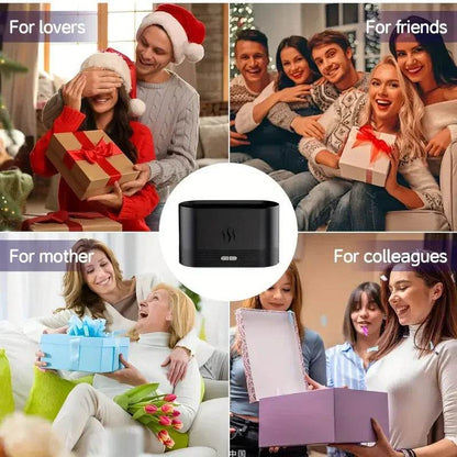 Simulated Flame Aroma Diffuser & Ultrasonic Cool Mist Maker
