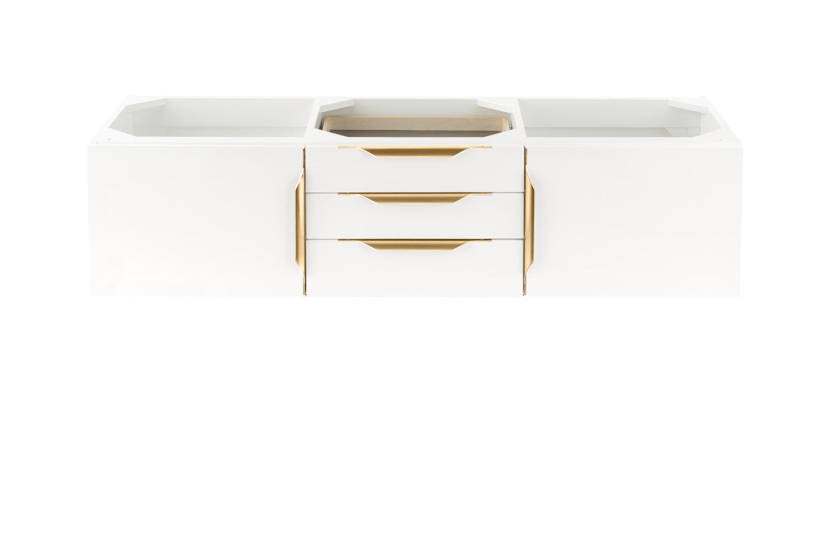 Columbia 59" Double Wall Mount Vanity Cabinet